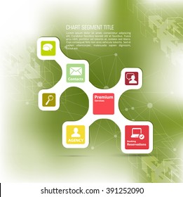 Vector of illustration infographics