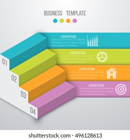 Vector illustration infographics 4 options