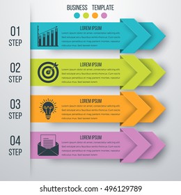 Vector illustration infographics 4 options