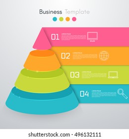 Vector illustration infographics 4 options