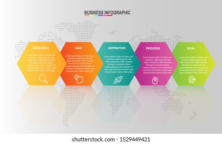 Vector Illustration Infographics design template can be used for workflow layout, diagram, annual report, web design, Creative banner, label vector. Info Graph