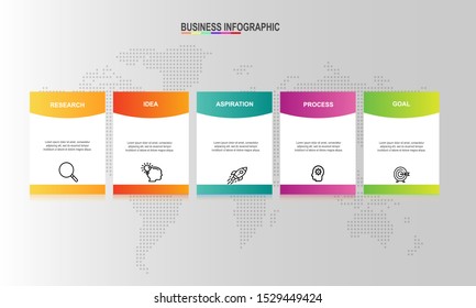 Vector Illustration Infographics design template can be used for workflow layout, diagram, annual report, web design, Creative banner, label vector. Info Graph