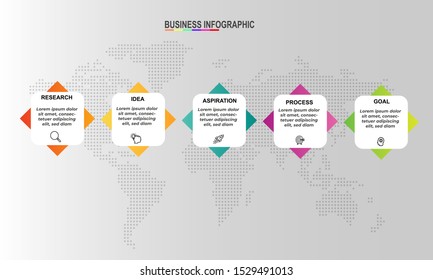 Vector Illustration Infographics design template can be used for workflow layout, diagram, annual report, web design, Creative banner, label vector. Info Graph