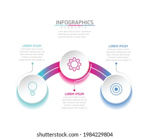 Plantilla de diseño de infografías de ilustraciones vectoriales, información empresarial, gráfico de presentación, con 5 opciones o pasos. 