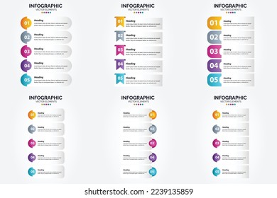 Vector illustration infographics Flat design set for advertising brochure flyer and magazine