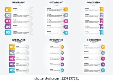 Vector illustration infographics Flat design set for advertising brochure flyer and magazine
