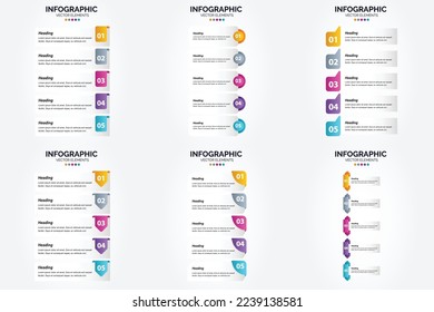 Vector illustration infographics Flat design set for advertising brochure flyer and magazine