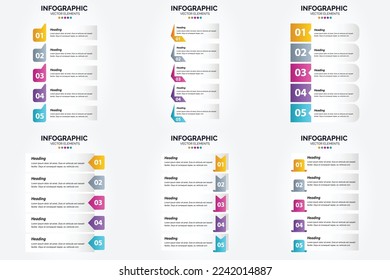 Vector illustration infographics Flat design set for advertising brochure flyer and magazine