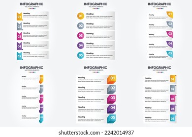 Vector illustration infographics Flat design set for advertising brochure flyer and magazine