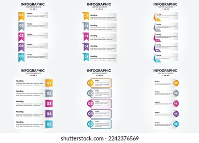 Vector illustration infographics Flat design set for advertising brochure flyer and magazine