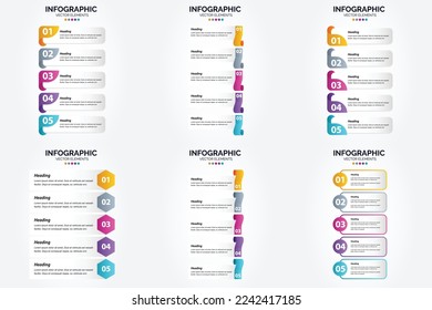 Vector illustration infographics Flat design set for advertising brochure flyer and magazine