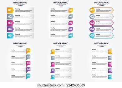 Vector illustration infographics Flat design set for advertising brochure flyer and magazine