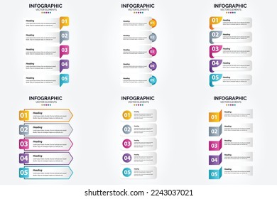 Vector illustration infographics Flat design set for advertising brochure flyer and magazine