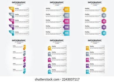 Vector illustration infographics Flat design set for advertising brochure flyer and magazine