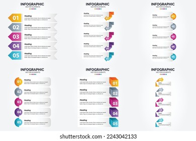 Vector illustration infographics Flat design set for advertising brochure flyer and magazine