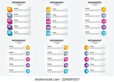 Vector illustration infographics Flat design set for advertising brochure flyer and magazine