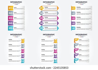 Vector illustration infographics Flat design set for advertising brochure flyer and magazine