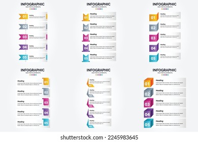 Vector illustration infographics Flat design set for advertising brochure flyer and magazine