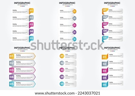 Vector illustration infographics Flat design set for advertising brochure flyer and magazine