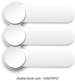 Vector illustration of infographics paper template design. Eps10