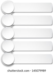 Vektorgrafik von Infografik-Papier-Template-Design. EPS10