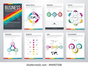 Vector illustration infographics set