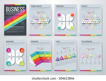 Vector illustration infographics set