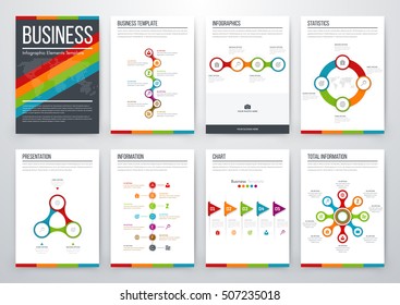 Vector illustration infographics set