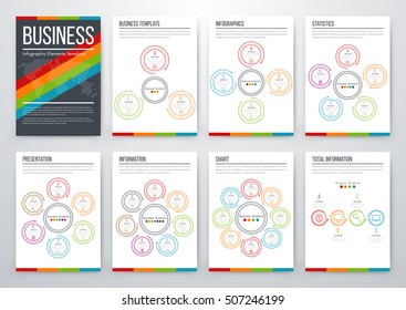 Vector illustration infographics set