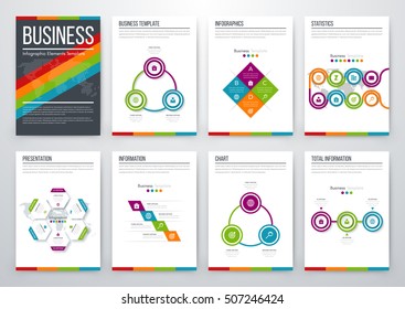 Vector illustration infographics set