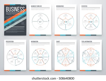 Vector illustration infographics set