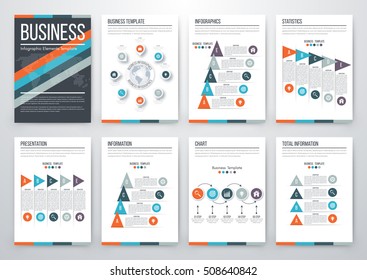 Vector illustration infographics set