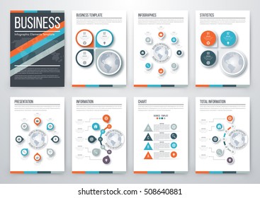 Vector illustration infographics set
