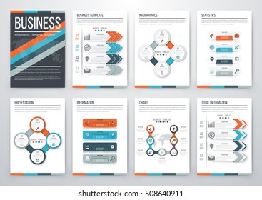Vector illustration infographics set