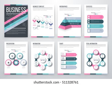 Vector illustration infographics set