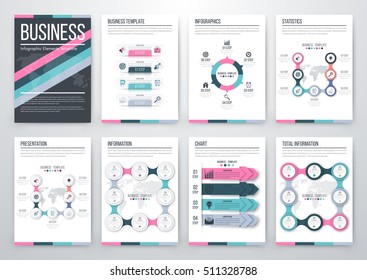 Vector illustration infographics set