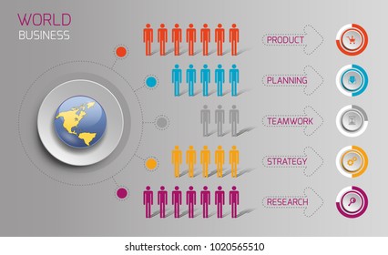 Vector illustration infographics set. Template for brochure, business, web design.