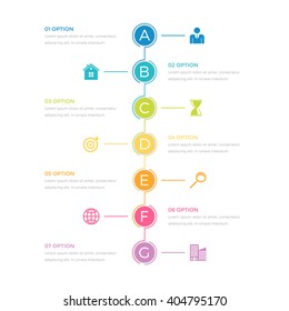Vector illustration infographics. Template for brochure, business, web design