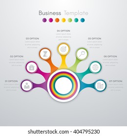 Vector illustration infographics. Template for brochure, business, web design