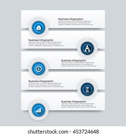 Vector illustration infographics. Template for brochure, business, web design
