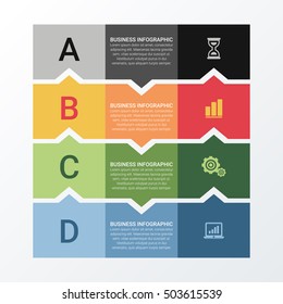 Vector illustration infographics. Template for brochure, business, web design