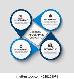 Vector illustration infographics. Template for brochure, business, web design