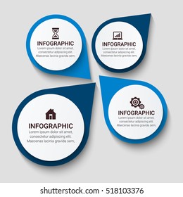 Vector illustration infographics. Template for brochure, business, web design