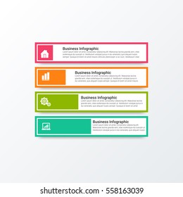 Vector illustration infographics. Template for brochure, business, web design