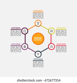 Vector illustration infographics. Template for brochure, business, web design