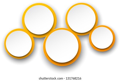 Vector illustration of infographics template design. Eps10