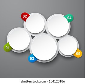 Vector illustration of infographics template design. Eps10
