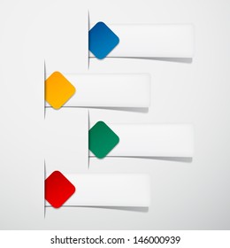 Ilustración vectorial del diseño de plantillas de infografía. Eps10