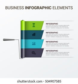 Vector illustration infographics. Infographics for workflow layout, banner, diagram.Beautiful infographics for web design.