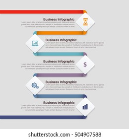 Vector illustration infographics. Infographics for workflow layout, banner, diagram.Beautiful infographics for web design.